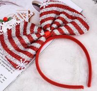 Classic Style Bow Knot Cloth Patchwork Hair Band sku image 3