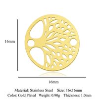 Simple Style Map Handcuffs Stainless Steel Polishing Plating Gold Plated Jewelry Accessories sku image 14