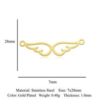 Einfacher Stil Karte Handschellen Rostfreier Stahl Polieren Überzug Vergoldet Schmuckzubehör sku image 15