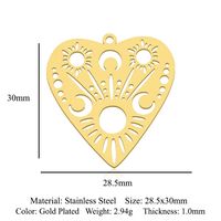Simple Style Map Handcuffs Stainless Steel Polishing Plating Gold Plated Jewelry Accessories sku image 21