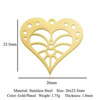 Simple Style Map Handcuffs Stainless Steel Polishing Plating Gold Plated Jewelry Accessories sku image 16