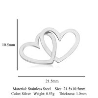 Einfacher Stil Karte Handschellen Rostfreier Stahl Polieren Überzug Vergoldet Schmuckzubehör sku image 7