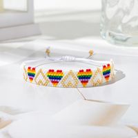 Ethnic Style Heart Shape Glass Beaded Women's Bracelets sku image 4