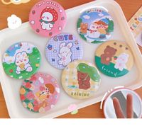 Cute Cartoon Plastic Glass Mirror 1 Piece main image 1