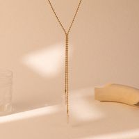 Wholesale Jewelry Casual Classic Style Solid Color Imitation Pearl Copper Plating Necklace main image 4