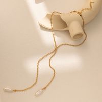 Wholesale Jewelry Casual Classic Style Solid Color Imitation Pearl Copper Plating Necklace main image 5
