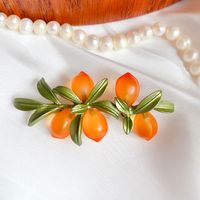 Pastoral Flower Alloy Stoving Varnish Glass Women's Brooches sku image 1