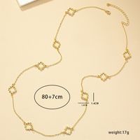 Modern Style Korean Style Geometric Alloy Plating Women's Long Necklace main image 6
