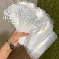 Casual Solid Color Plastic Storage Bag main image 1
