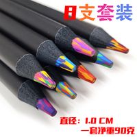 1 Set Solid Color Learning Wood Preppy Style Pencil sku image 1