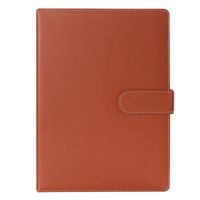 1 Piece Solid Color Learning Pu Leather Preppy Style Notebook main image 2