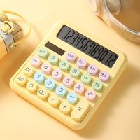 1 Piece Solid Color Learning  Abs+lcd Preppy Style Calculator sku image 13