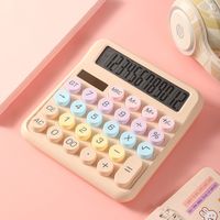 1 Piece Solid Color Learning  Abs+lcd Preppy Style Calculator sku image 12