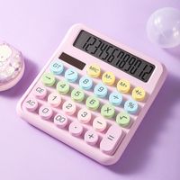 1 Piece Solid Color Learning  Abs+lcd Preppy Style Calculator sku image 10