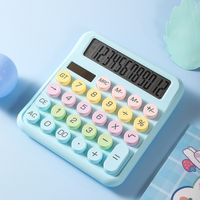 1 Piece Solid Color Learning  Abs+lcd Preppy Style Calculator sku image 11