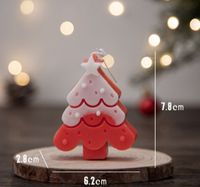 Christmas Cartoon Style Cute Christmas Tree Gingerbread Paraffin Party Festival Candle sku image 4