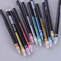1 Set Solid Color Learning Plastic Preppy Style Fluorescent Pen main image 3