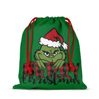 Christmas Cartoon Style Cartoon Character Letter Cloth Party Festival Gift Bags main image 2