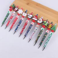 1 Piece Christmas Tree Santa Claus Snowflake Christmas Daily Christmas Mixed Materials Cartoon Style Cute Ballpoint Pen main image 4