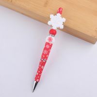 1 Pièce Sapin De Noël Père Noël Flocon De Neige Noël Du Quotidien Noël Matériaux Mixtes Style De Bande Dessinée Mignon Stylo À Bille sku image 7