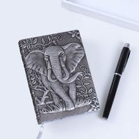 1 Piece Animal School Pu Leather Paper Retro Notebook main image 6