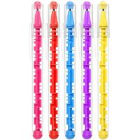 1 Piece Solid Color Learning Plastic Preppy Style Ballpoint Pen main image 2