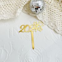 Christmas New Year Basic Simple Style Letter Number Arylic Family Gathering Party Festival Cake Decorating Supplies sku image 2