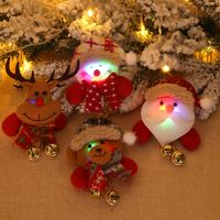 Christmas Cartoon Style Cute Bear Snowman Cloth Party Festival Costume Props Brooches main image 1