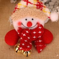 Christmas Cartoon Style Cute Bear Snowman Cloth Party Festival Costume Props Brooches main image 4