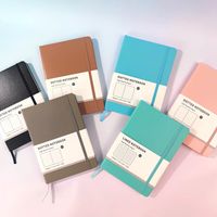 1 Piece Solid Color Learning Paper Preppy Style Notebook main image 3