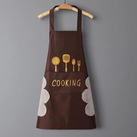 Casual Solid Color Polyester Apron 1 Piece main image 3
