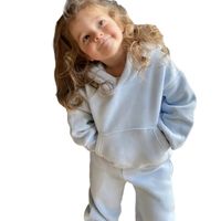 Enfants Hoodies Manche Longue Vêtement De Rue Couleur Unie main image 5