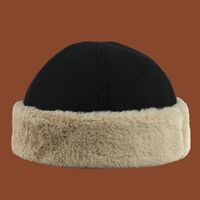 Unisex Casual Simple Style Color Block Eaveless Beanie Hat main image 3