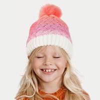 Kid's Simple Style Color Block Wool Cap main image 5