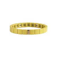 Cute Sweet Square Enamel Women's Bracelets sku image 10