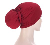 Women's Simple Style Solid Color Eaveless Beanie Hat sku image 3