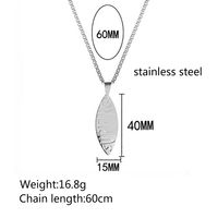 Hip-Hop Solid Color 304 Stainless Steel Plating 18K Gold Plated Unisex Pendant Necklace main image 2