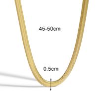 Simple Style Solid Color Copper Plating 18k Gold Plated Women's Necklace sku image 2