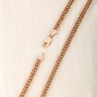 Retro Xuping Streetwear Solid Color Copper Alloy Plating 18k Gold Plated Unisex Necklace main image 5