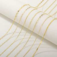 Casual Simple Style Classic Style Solid Color Copper Plating 18k Gold Plated Necklace main image 2