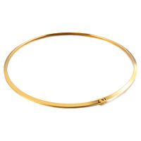 Stainless Steel 18K Gold Plated Casual Retro Geometric Choker main image 2