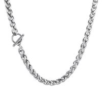 Basic Classic Style Geometric Titanium Steel Men's Bracelets Necklace main image 5