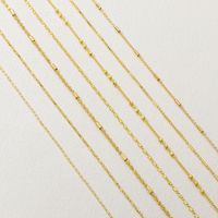 Lässig Einfacher Stil Klassischer Stil Einfarbig Kupfer Überzug 18 Karat Vergoldet Halskette main image 4