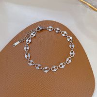 Casual Simple Style Pig Nose Titanium Steel Laser Women's Bracelets main image 4