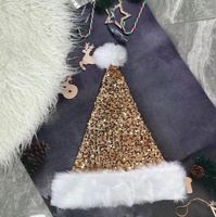 Christmas Basic Simple Style Color Block Nonwoven Party Festival Christmas Hat main image 3