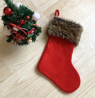 Christmas Basic Simple Style Solid Color Polyester Indoor Party Festival Christmas Socks sku image 2
