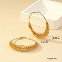 1 Pair Retro Roman Style Geometric Plating Alloy Earrings main image 8