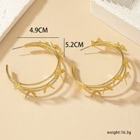 1 Pair Retro Modern Style Butterfly Plating Alloy Earrings main image 7