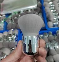 Lady Artificial Fiber Plastic Handgrip Makeup Brushes 1 Piece sku image 7