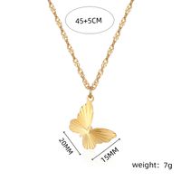 304 Stainless Steel 18K Gold Plated IG Style Sweet Plating Carving Heart Shape Pendant Necklace sku image 2